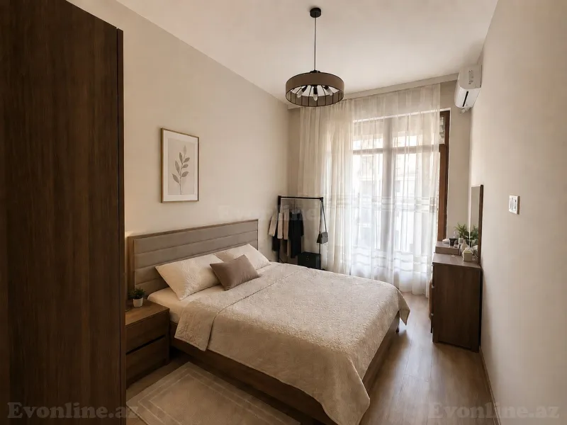 Kirayə verilir 2 otaqlı Mənzil Yeni tikili 56 m² Nəsimi r. - şəkil 2
