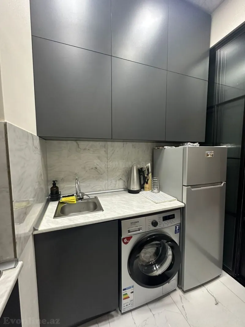 Kirayə verilir 2 otaqlı Mənzil Yeni tikili 56 m² Nəsimi r. - şəkil 5