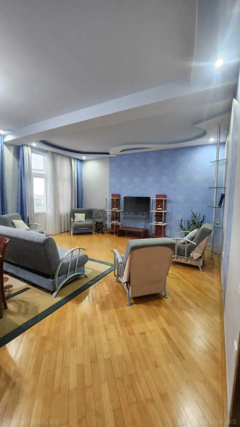 Kirayə verilir 5 otaqlı Mənzil Yeni tikili 200 m² Gənclik m. - şəkil 2