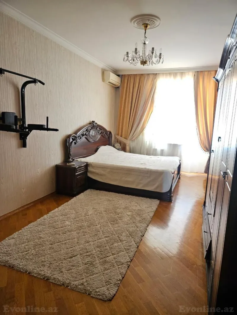 Kirayə verilir 3 otaqlı Mənzil Yeni tikili 140 m² Nəsimi r. - şəkil 9