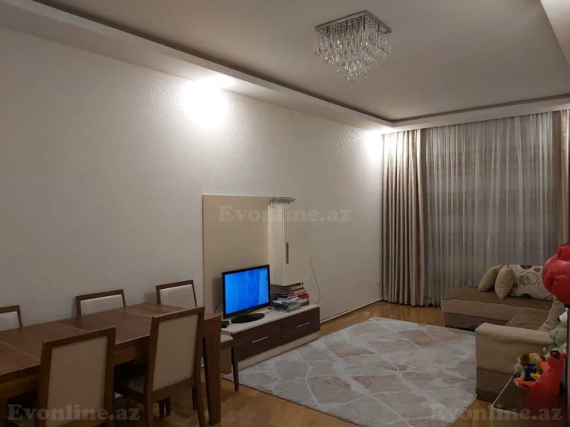 Kirayə verilir 2 otaqlı Mənzil Yeni tikili 80 m² İnşaatçılar m. - şəkil 2