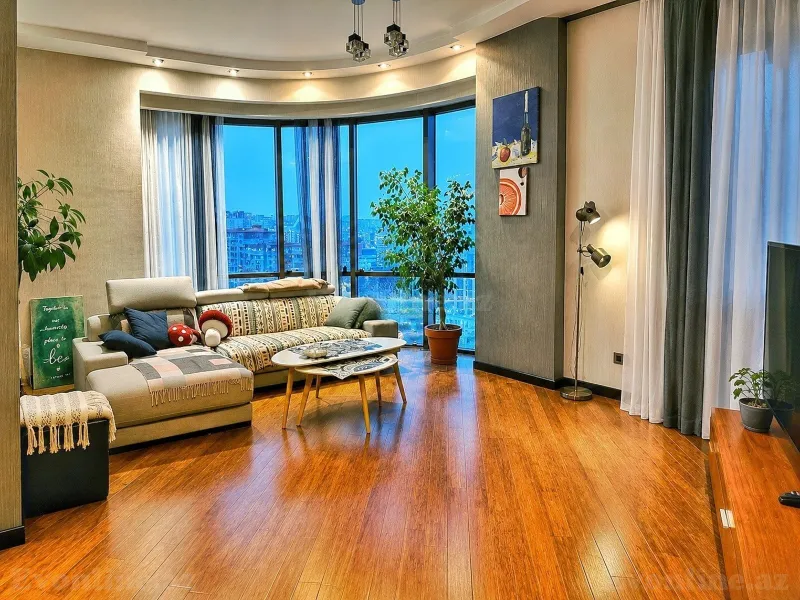 Kirayə verilir 3 otaqlı Mənzil Yeni tikili 125 m² Nəsimi r. - şəkil 3