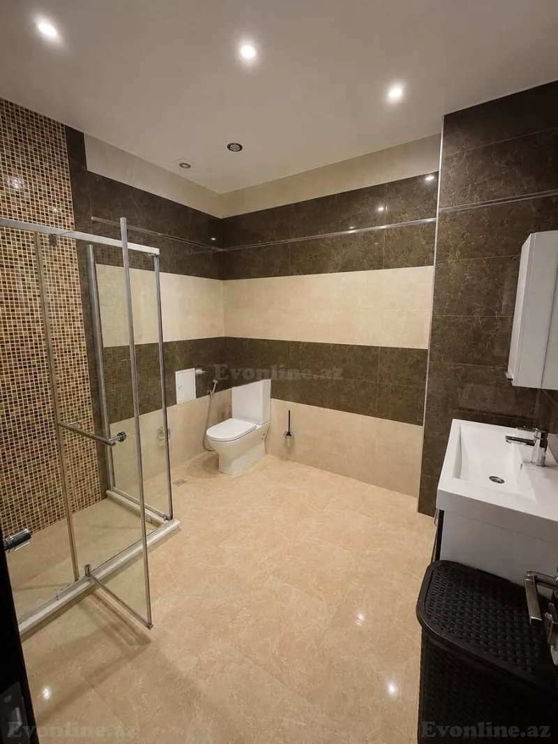 Kirayə verilir 3 otaqlı Mənzil Yeni tikili 125 m² Nəsimi r. - şəkil 11