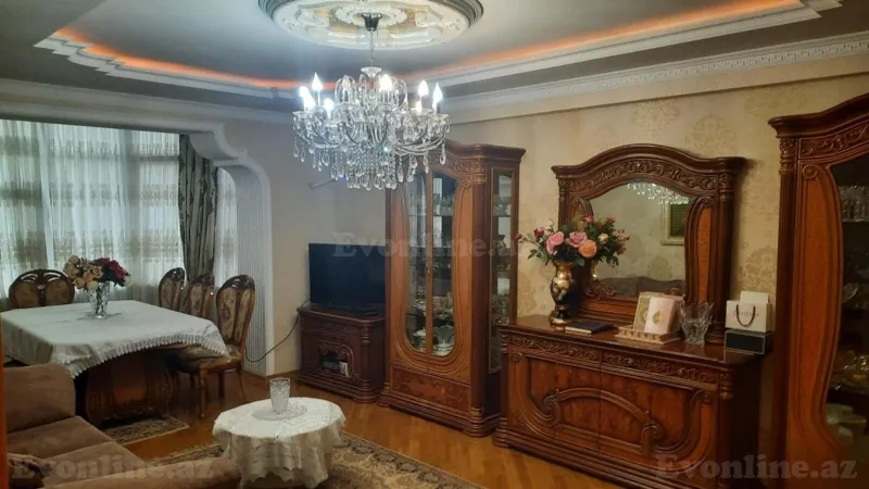 Satılır 3 otaqlı Mənzil Yeni tikili 110 m² İnşaatçılar m. - şəkil 2