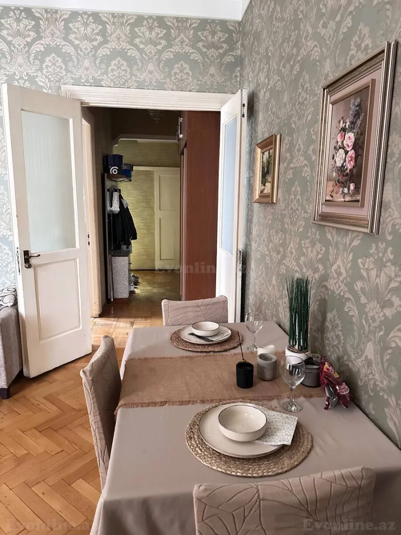 Kirayə verilir 2 otaqlı Mənzil Köhnə tikili 52 m² Elmlər Akademiyası m. - şəkil 4