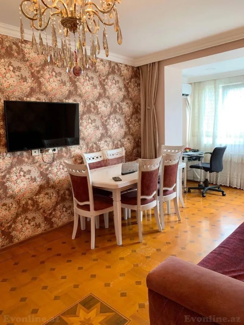Kirayə verilir 2 otaqlı Mənzil Köhnə tikili 55 m² Səbail r. - şəkil 2