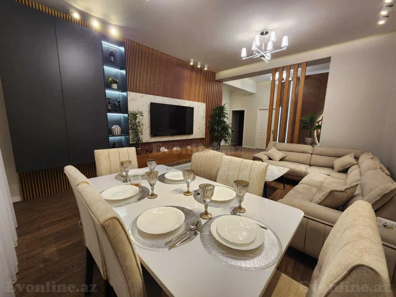 Kirayə verilir 3 otaqlı Mənzil Yeni tikili 150 m² Ağ şəhər