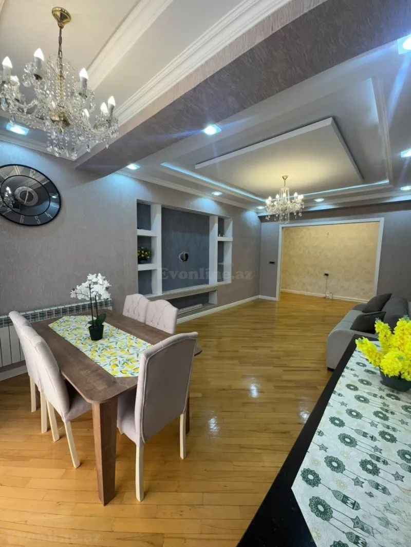 Kirayə verilir 4 otaqlı Mənzil Yeni tikili 150 m² İnşaatçılar m. - şəkil 4