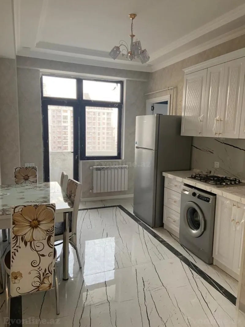 Kirayə verilir 3 otaqlı Mənzil Yeni tikili 100 m² Nəsimi r. - şəkil 10