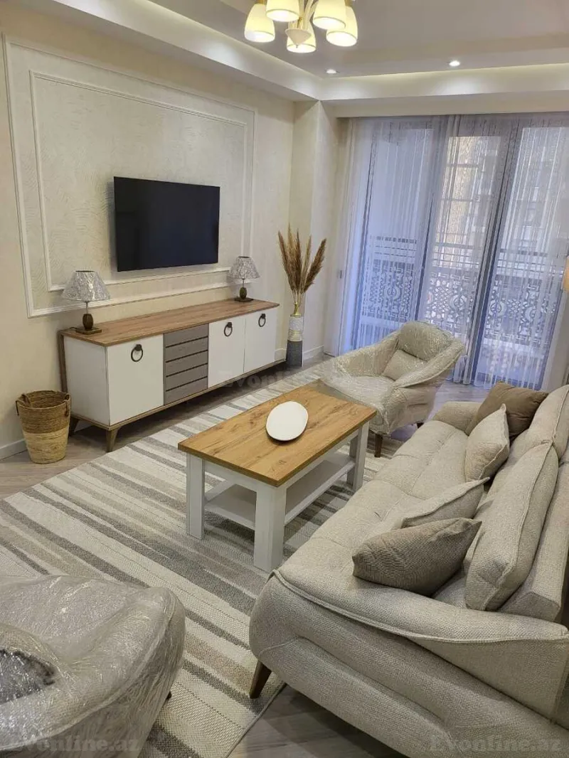 Kirayə verilir 2 otaqlı Mənzil Yeni tikili 85 m² Xətai r. - şəkil 2