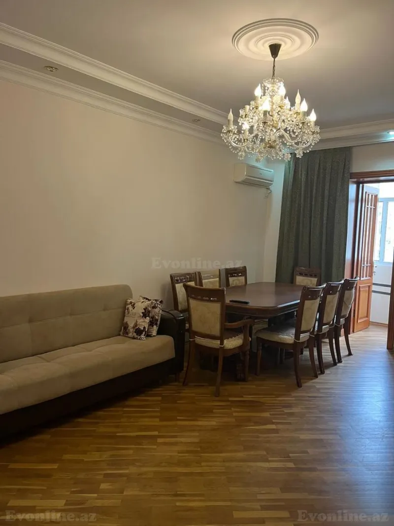 3 otaqlı Mənzil 90 m² Nizami m. Kirayə verilir