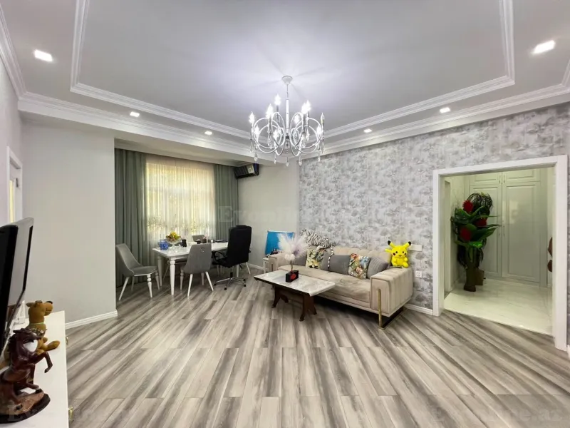 Satılır 3 otaqlı Mənzil Yeni tikili 92 m² Həzi Aslanov m. - şəkil 2