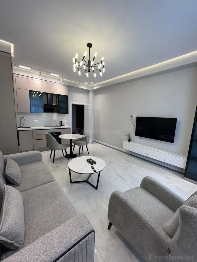 Kirayə verilir 2 otaqlı Mənzil Yeni tikili 70 m² 8 Noyabr m. - şəkil 2