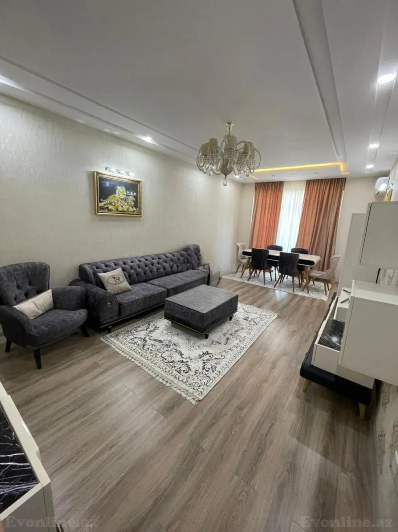 Kirayə verilir 2 otaqlı Mənzil Yeni tikili 105 m² 8 Noyabr m. - şəkil 2