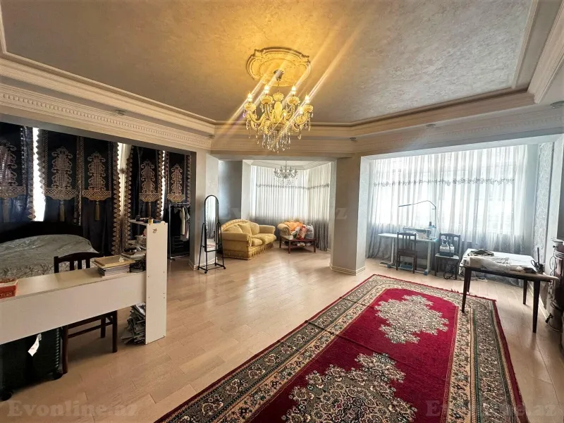Satılır 4 otaqlı Mənzil Yeni tikili 158 m² İnşaatçılar m. - şəkil 2