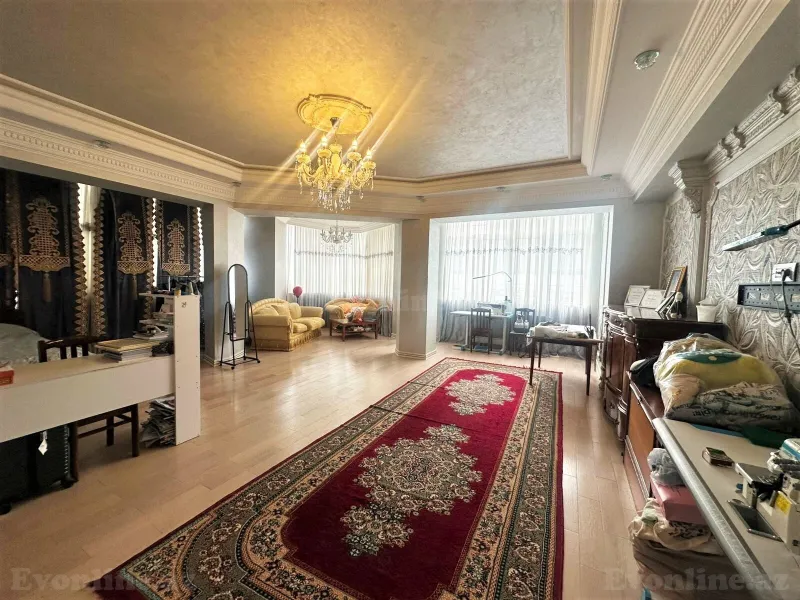 Satılır 4 otaqlı Mənzil Yeni tikili 158 m² İnşaatçılar m. - şəkil 3