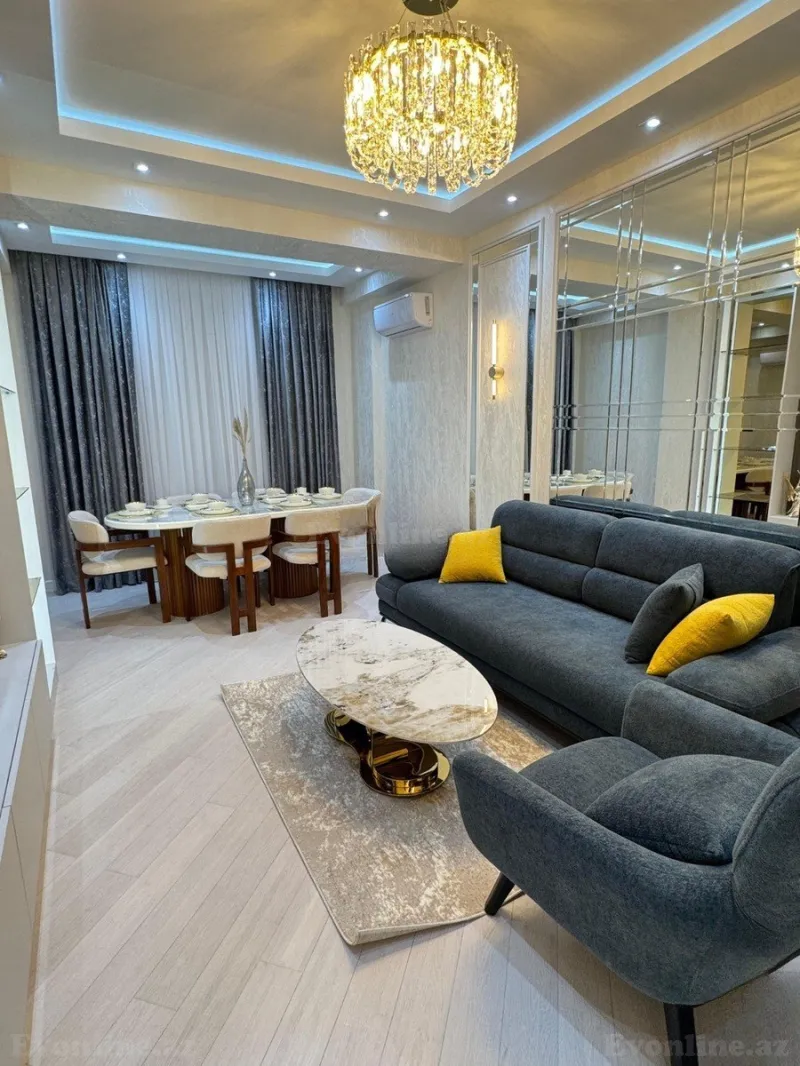 Kirayə verilir 2 otaqlı Mənzil Yeni tikili 89 m² Nəriman Nərimanov m. - şəkil 4