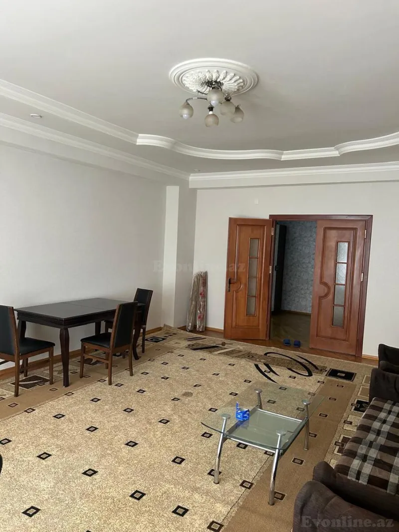 Kirayə verilir 3 otaqlı Mənzil Yeni tikili 150 m² Nəsimi r. - şəkil 2