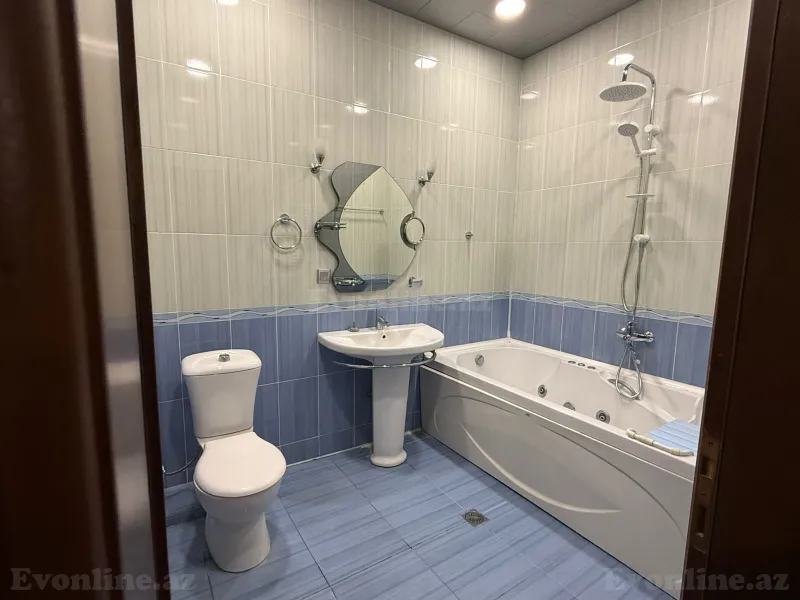 Kirayə verilir 4 otaqlı Mənzil Yeni tikili 160 m² Nəsimi r. - şəkil 9