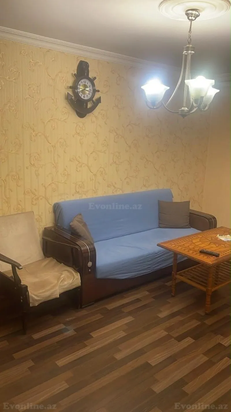 2 otaqlı Mənzil 60 m² İnşaatçılar m. Kirayə verilir