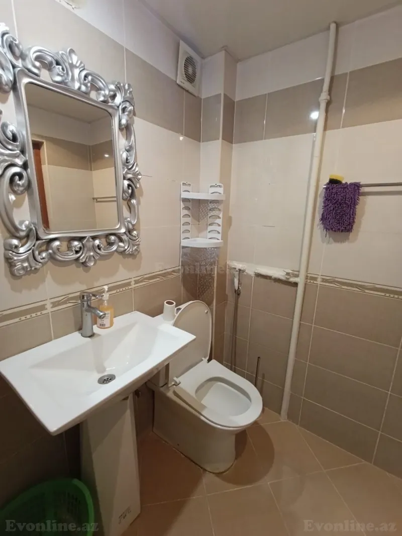 Kirayə verilir 2 otaqlı Mənzil Köhnə tikili 60 m² Nərimanov r. - şəkil 2