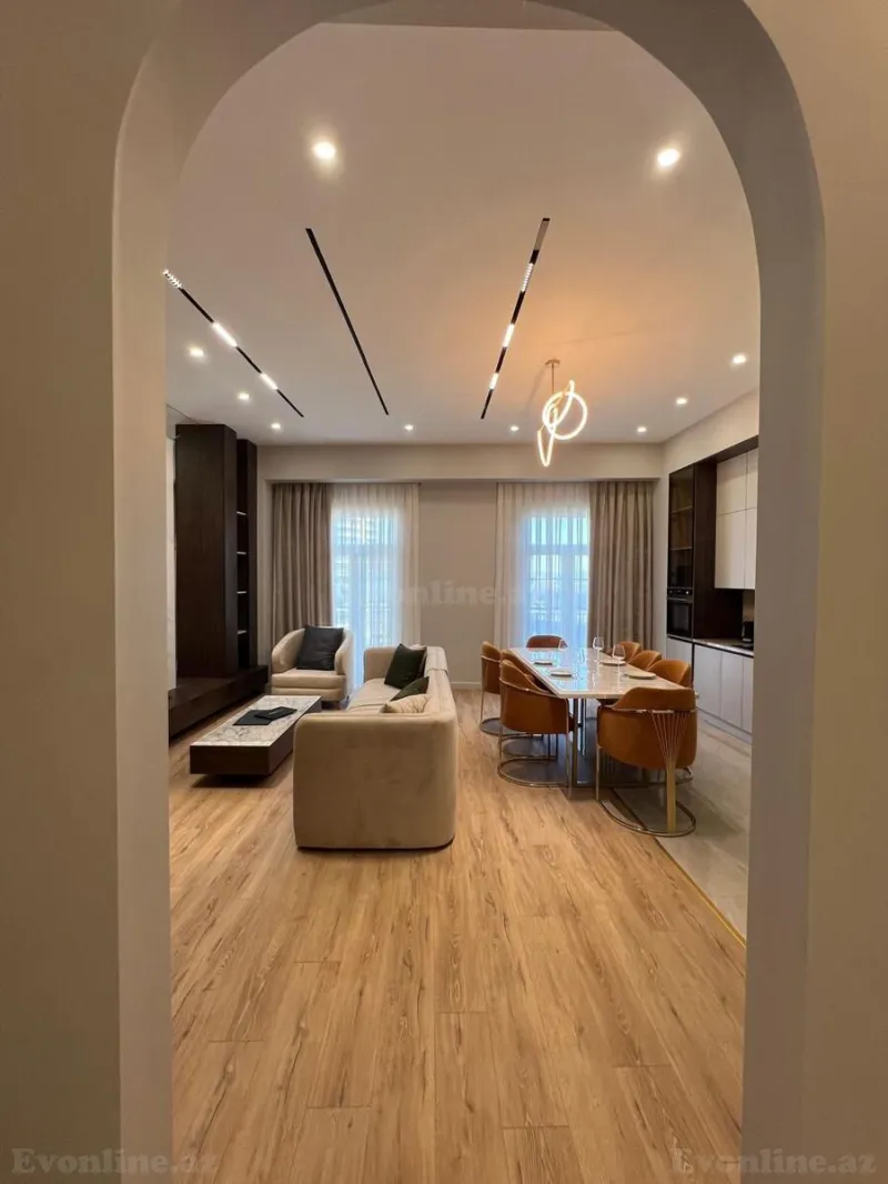 Kirayə verilir 3 otaqlı Mənzil Yeni tikili 120 m² Xətai r. - şəkil 2