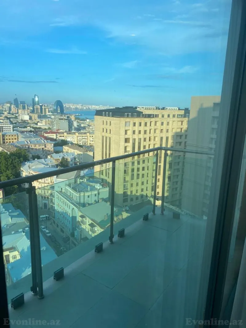 Kirayə verilir 3 otaqlı Mənzil Yeni tikili 200 m² Nəsimi r. - şəkil 3