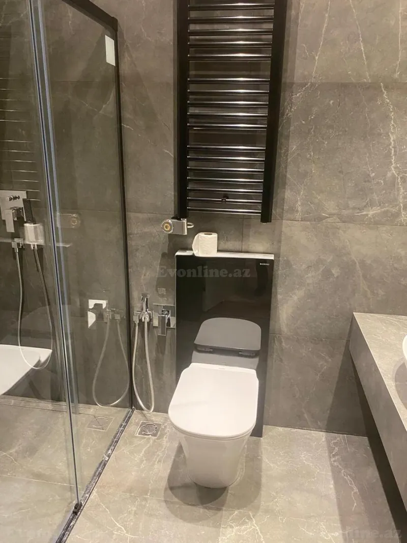 Kirayə verilir 3 otaqlı Mənzil Yeni tikili 200 m² Nəsimi r. - şəkil 19