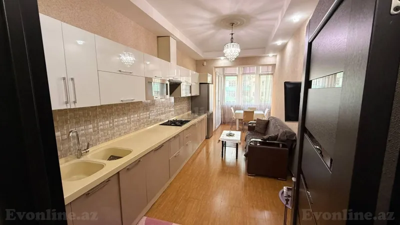 Kirayə verilir 2 otaqlı Mənzil Yeni tikili 90 m² Nəsimi r. - şəkil 6