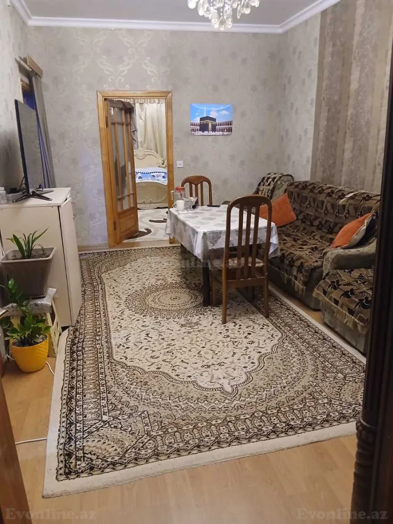Satılır 2 otaqlı Mənzil Köhnə tikili 55 m² Memar Əcəmi m. - şəkil 2