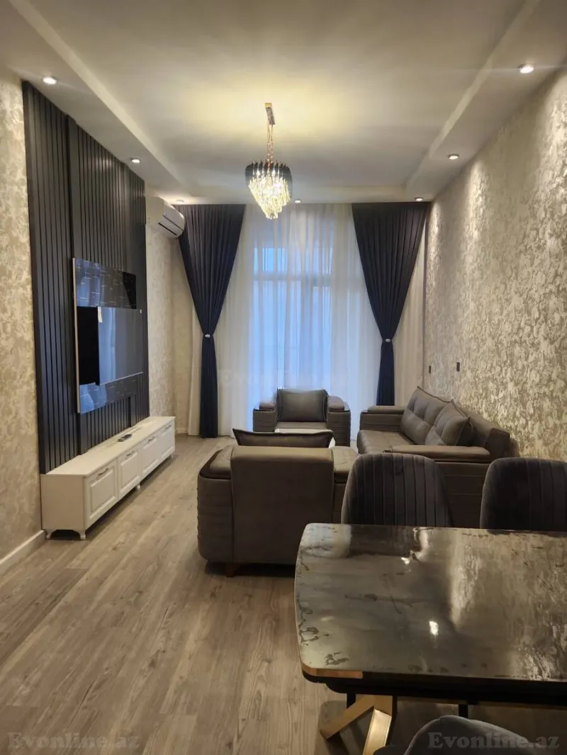Kirayə verilir 2 otaqlı Mənzil Yeni tikili 75 m² Nəsimi r.