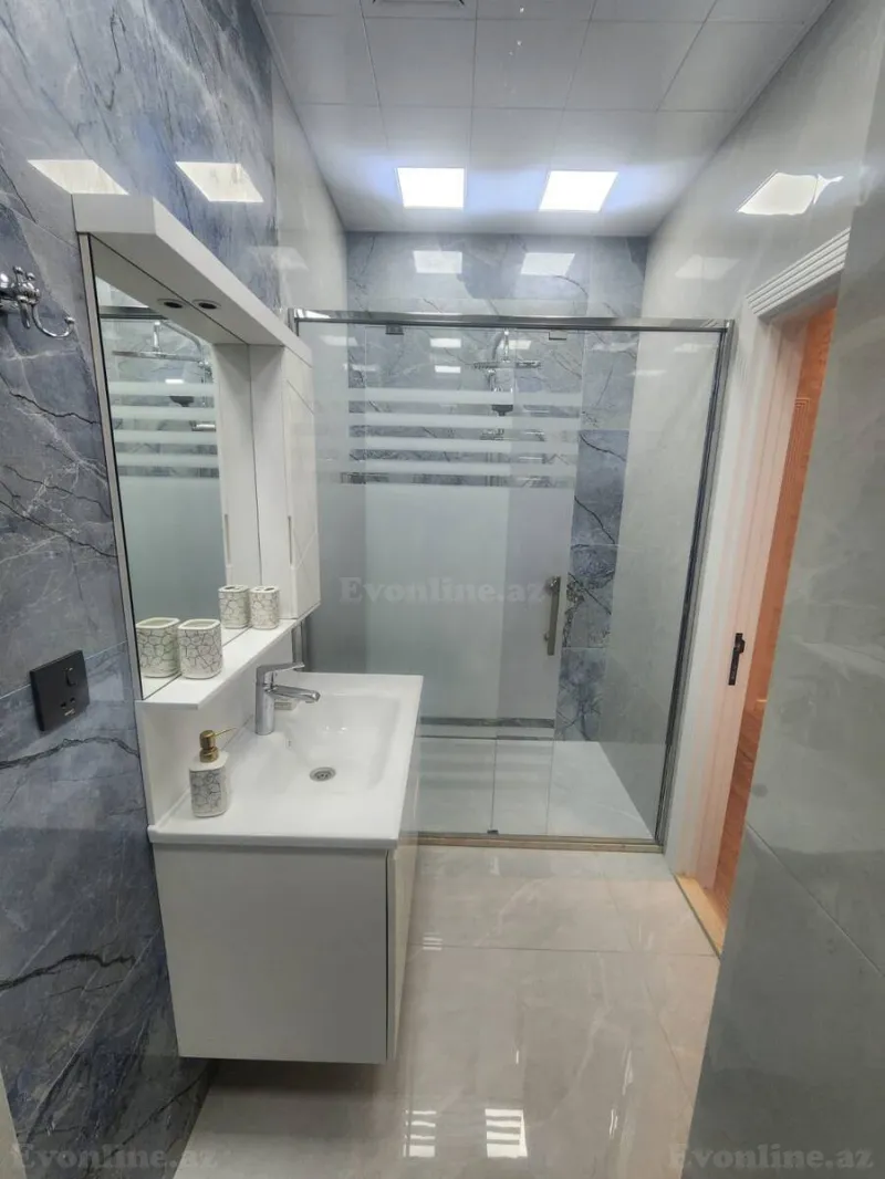 Kirayə verilir 2 otaqlı Mənzil Yeni tikili 75 m² Nəsimi r. - şəkil 5