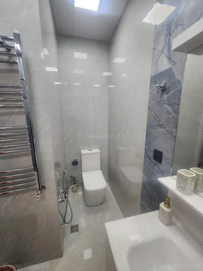 Kirayə verilir 2 otaqlı Mənzil Yeni tikili 75 m² Nəsimi r. - şəkil 6