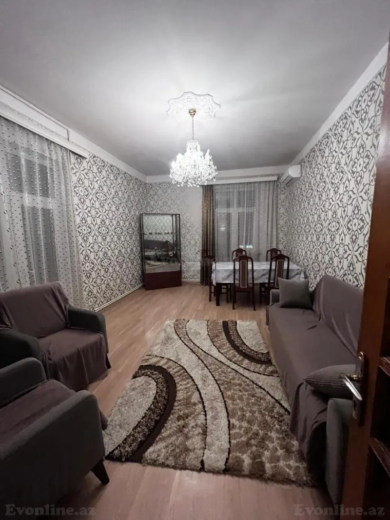 Kirayə verilir 2 otaqlı Mənzil Köhnə tikili 80 m² Nəsimi r.