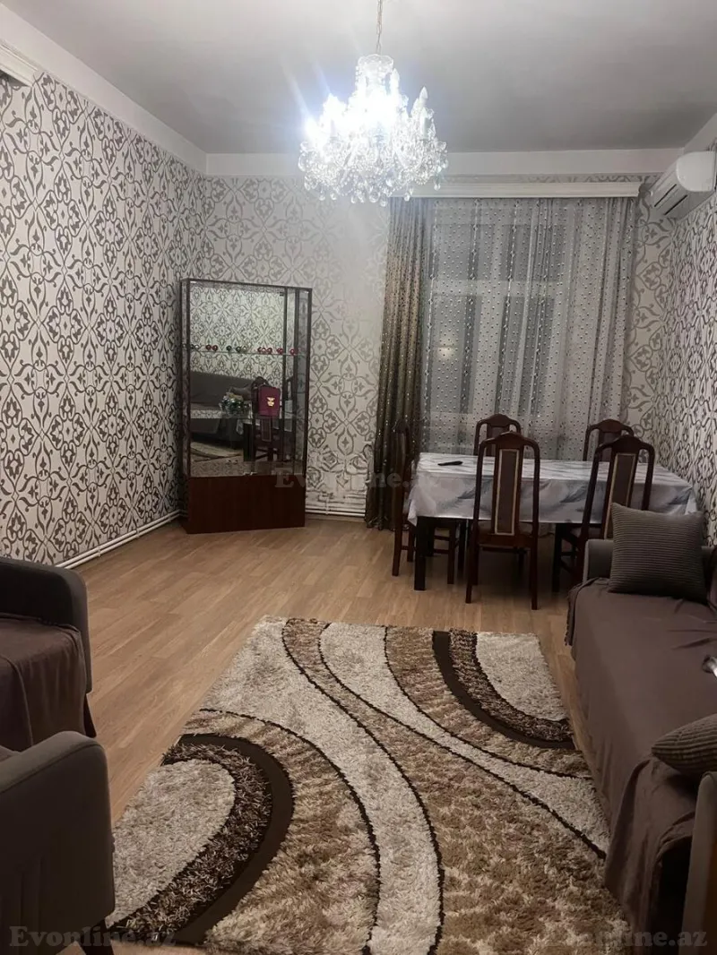 Kirayə verilir 2 otaqlı Mənzil Köhnə tikili 80 m² Nəsimi r. - şəkil 2