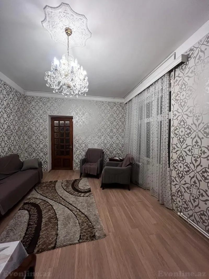 Kirayə verilir 2 otaqlı Mənzil Köhnə tikili 80 m² Nəsimi r. - şəkil 4