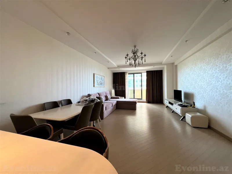 Kirayə verilir 3 otaqlı Mənzil Yeni tikili 150 m² Səbail r. - şəkil 6