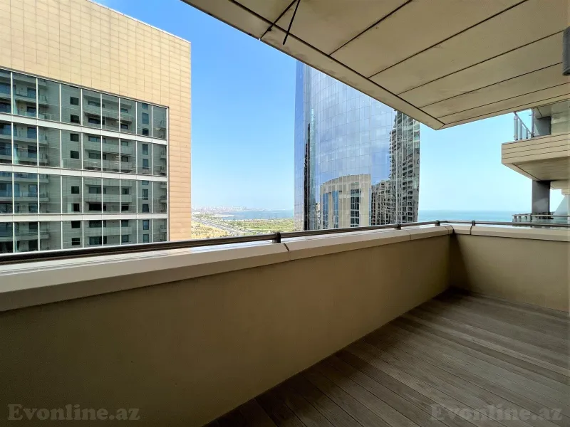 Kirayə verilir 3 otaqlı Mənzil Yeni tikili 150 m² Səbail r. - şəkil 16