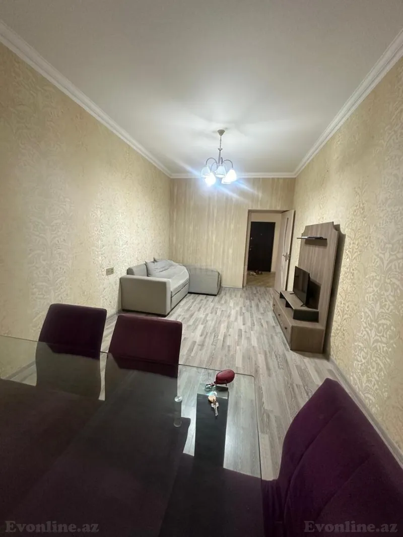 Kirayə verilir 2 otaqlı Mənzil Yeni tikili 66 m² İnşaatçılar m. - şəkil 2