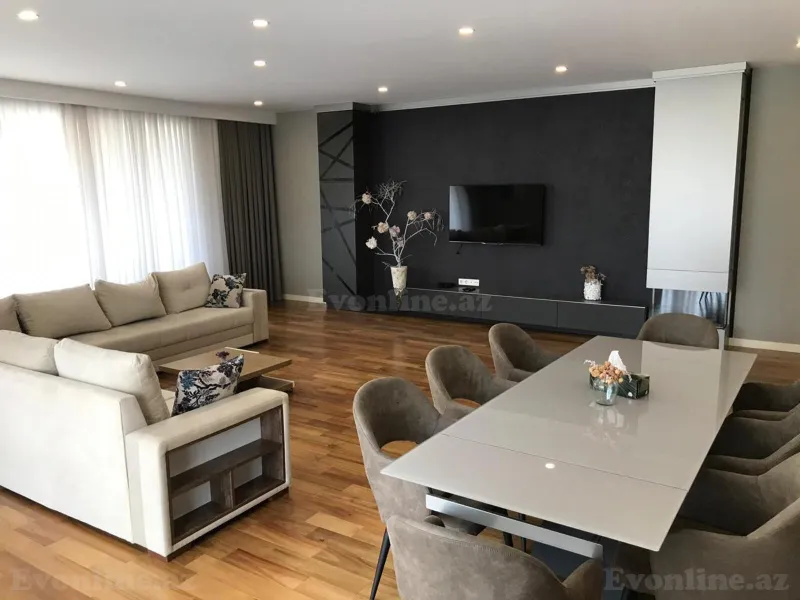 Kirayə verilir 4 otaqlı Mənzil Yeni tikili 370 m² Səbail r. - şəkil 2