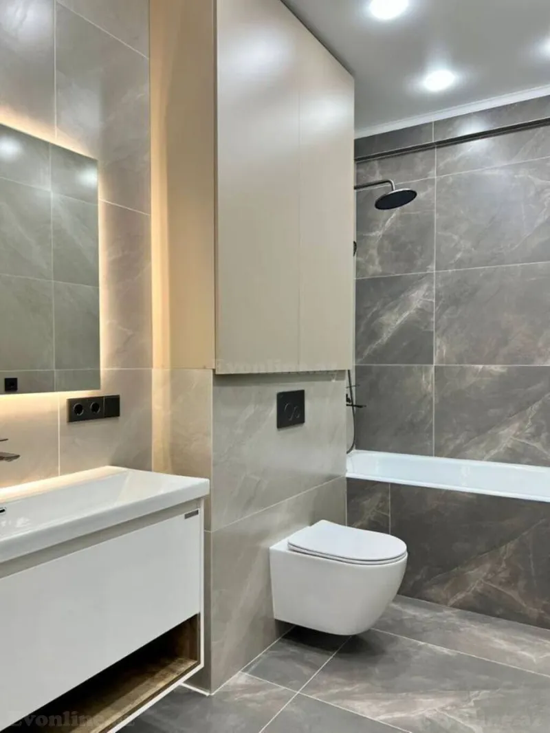 Kirayə verilir 2 otaqlı Mənzil Yeni tikili 80 m² Nizami m. - şəkil 7