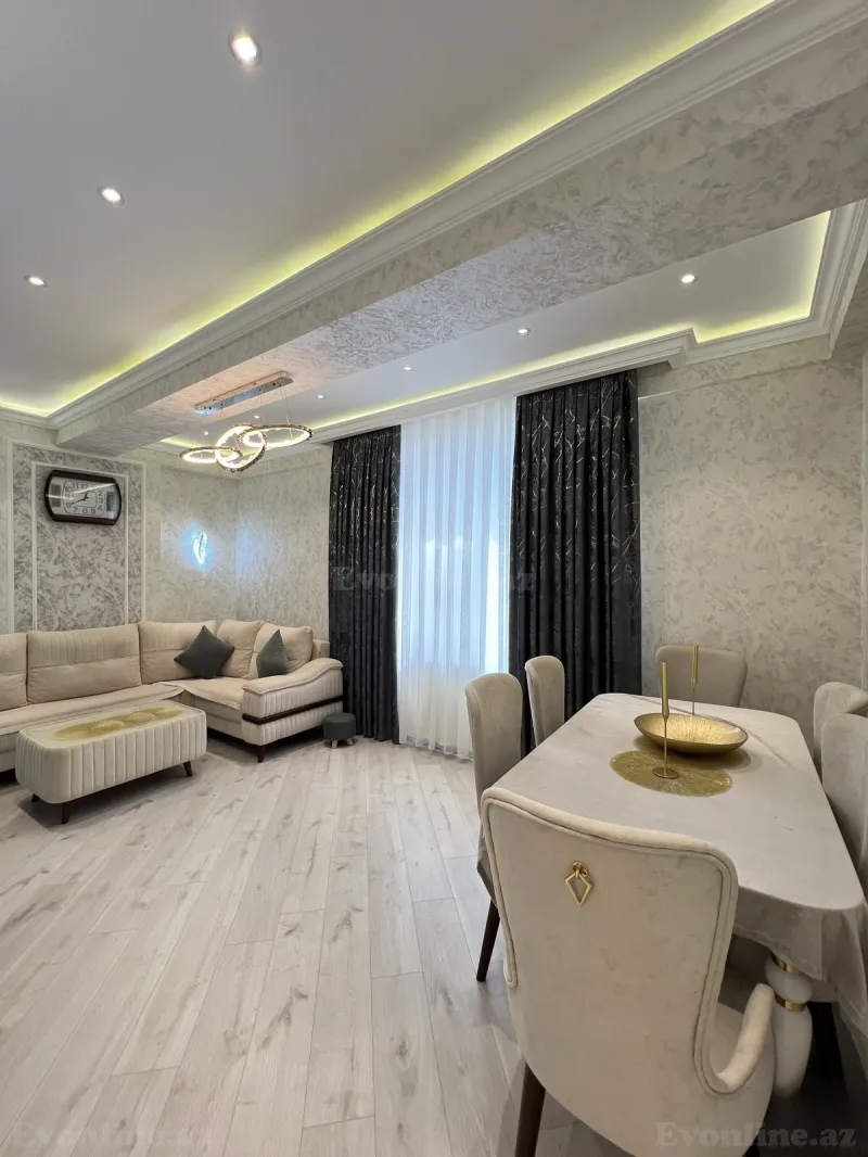Satılır 3 otaqlı Mənzil Yeni tikili 91 m² Həzi Aslanov m. - şəkil 3