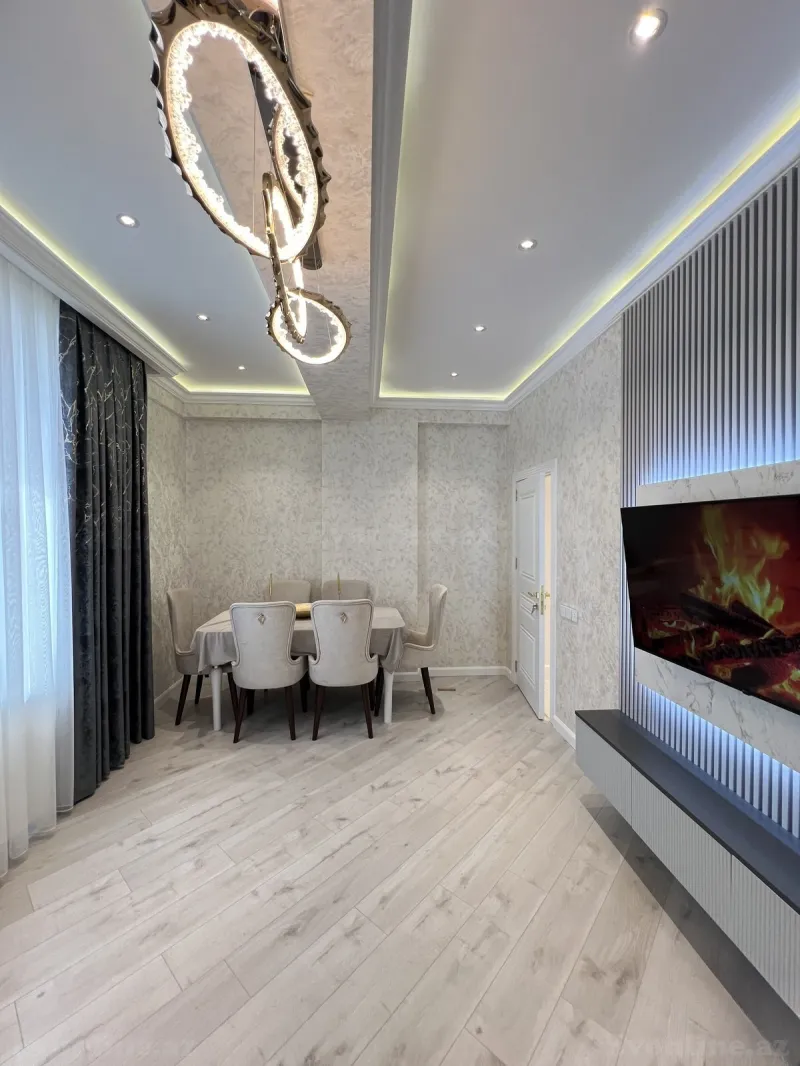 Satılır 3 otaqlı Mənzil Yeni tikili 91 m² Həzi Aslanov m. - şəkil 4