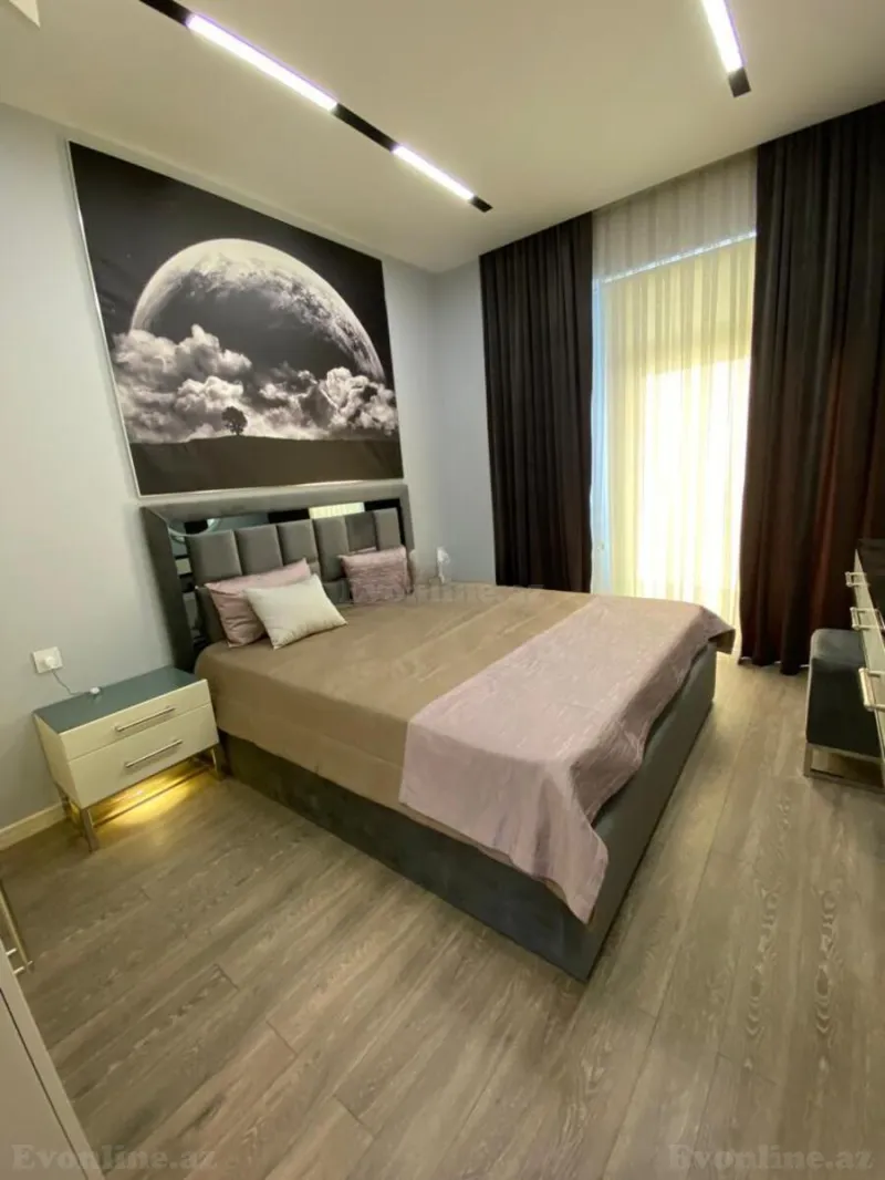 Kirayə verilir 2 otaqlı Mənzil Yeni tikili 67 m² Nəsimi r. - şəkil 3
