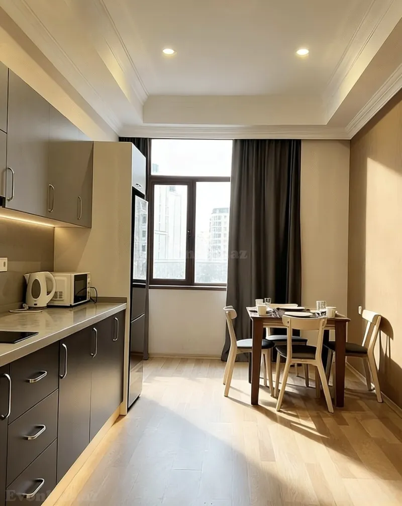 Kirayə verilir 3 otaqlı Mənzil Yeni tikili 150 m² Koroğlu m. - şəkil 2
