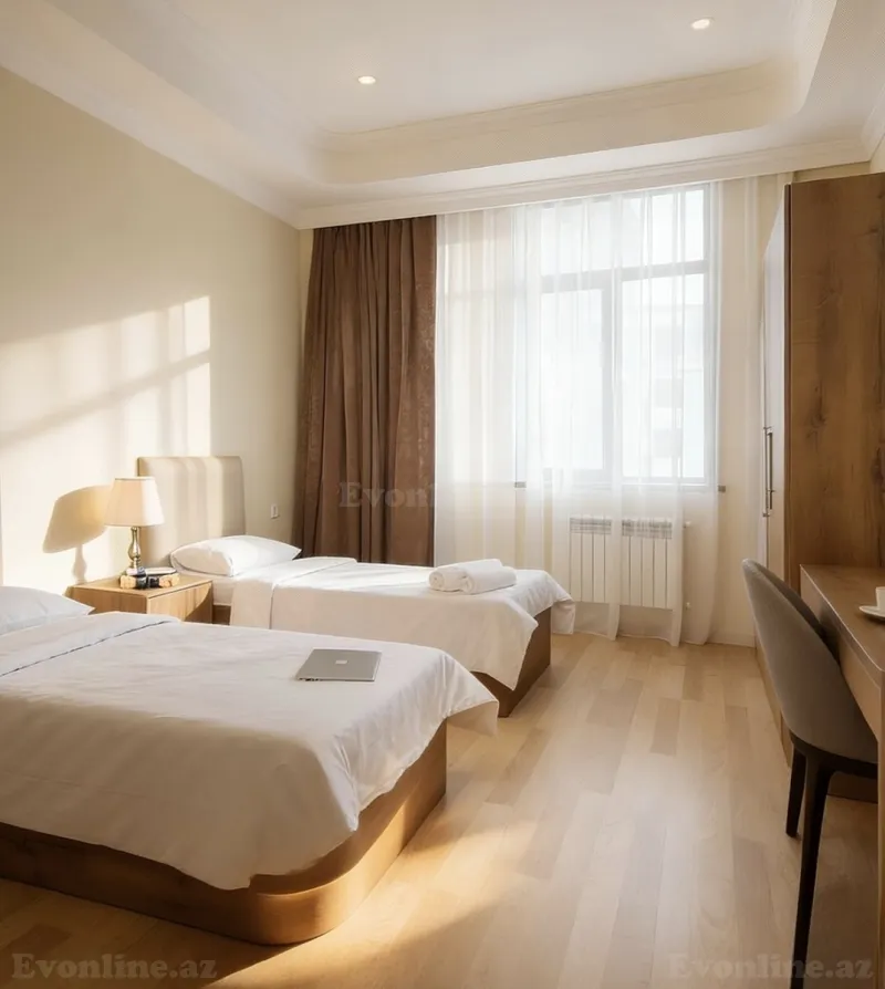 Kirayə verilir 3 otaqlı Mənzil Yeni tikili 150 m² Koroğlu m. - şəkil 3