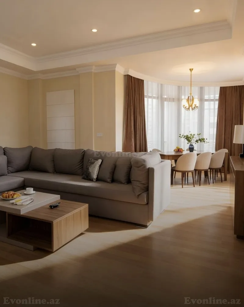 Kirayə verilir 3 otaqlı Mənzil Yeni tikili 150 m² Koroğlu m. - şəkil 4