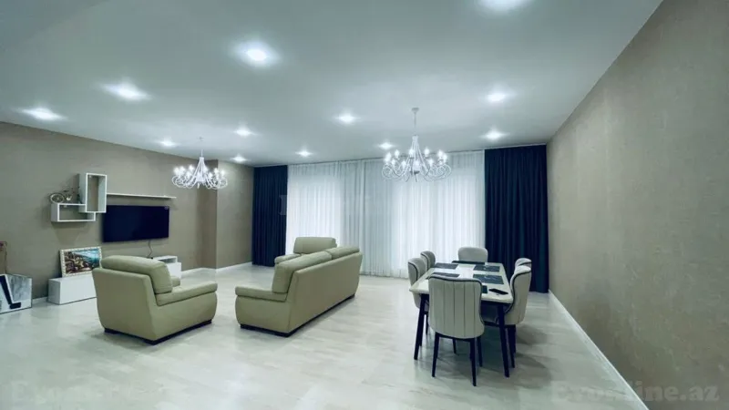 Kirayə verilir 3 otaqlı Mənzil Yeni tikili 190 m² Səbail r. - şəkil 2