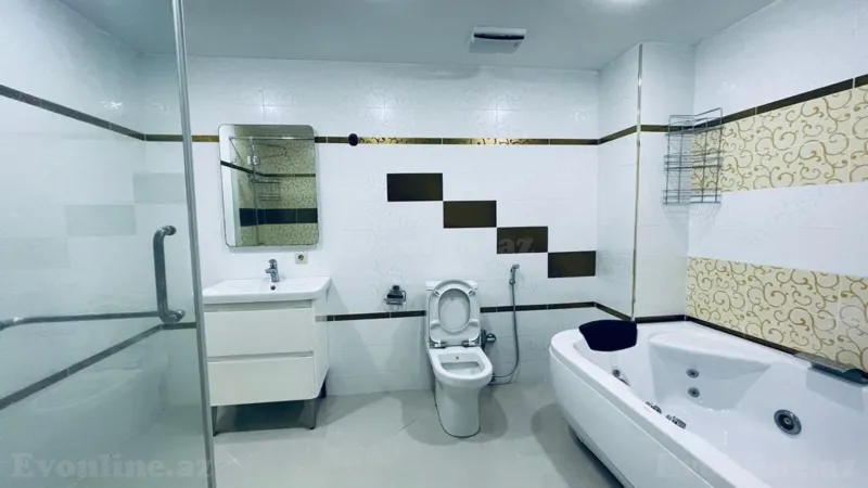 Kirayə verilir 3 otaqlı Mənzil Yeni tikili 190 m² Səbail r. - şəkil 9