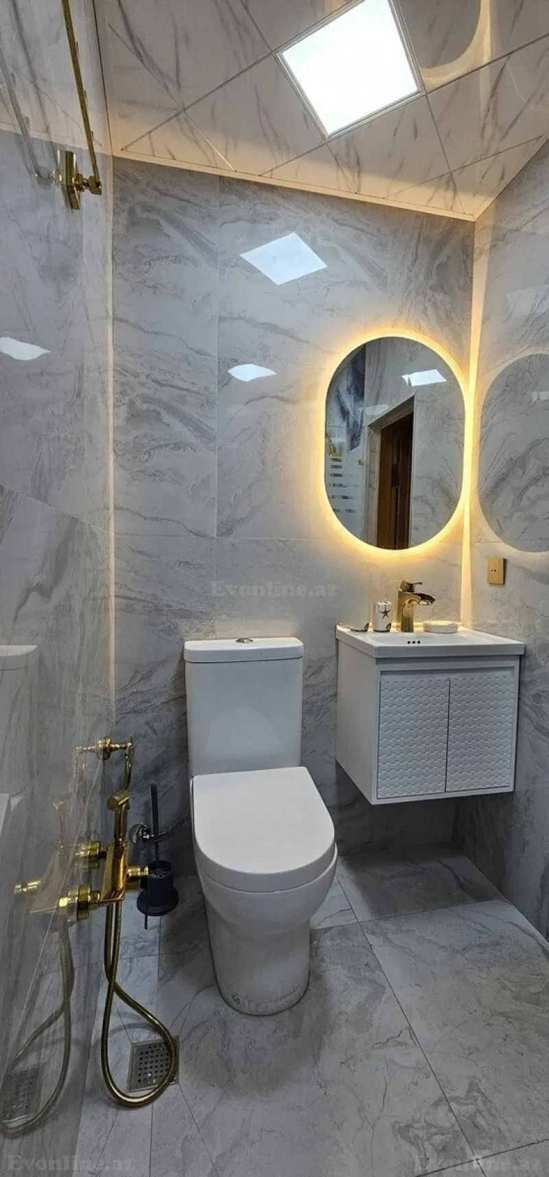 Kirayə verilir 5 otaqlı Mənzil Köhnə tikili 130 m² Nəsimi r. - şəkil 22